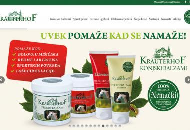 Website www.krauterhof.rs launched