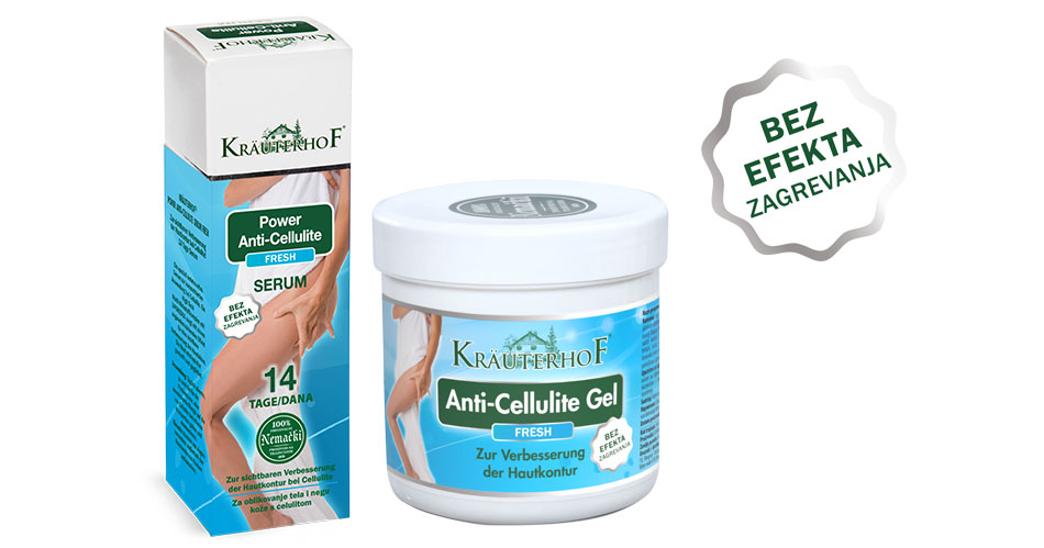 Anti-cellulite Fresh - New Kräuterhof product range